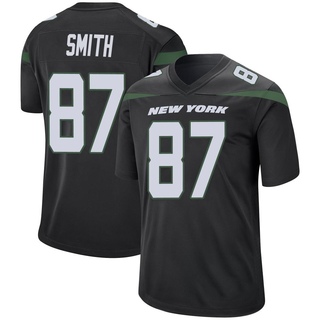 Game Brandon Smith Men's New York Jets Stealth Jersey - Black