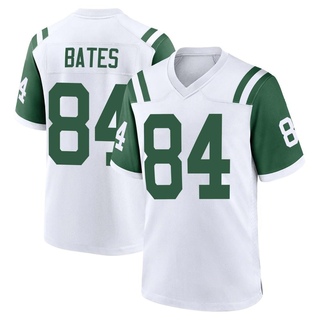 Game Brenden Bates Men's New York Jets Classic Alternate Jersey - White