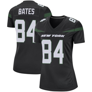 Game Brenden Bates Women's New York Jets Stealth Jersey - Black