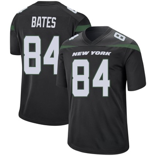 Game Brenden Bates Youth New York Jets Stealth Jersey - Black