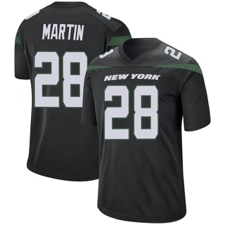 Game Curtis Martin Youth New York Jets Stealth Jersey - Black