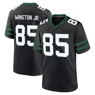 Game Easop Winston Jr. Men's New York Jets Legacy Alternate Jersey - Black