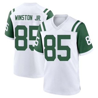 Game Easop Winston Jr. Youth New York Jets Classic Alternate Jersey - White