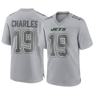 Game Irvin Charles Men's New York Jets Atmosphere Fashion Jersey - Gray