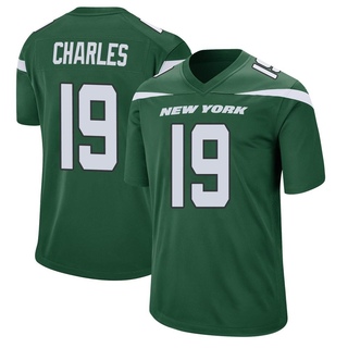 Game Irvin Charles Men's New York Jets Gotham Jersey - Green