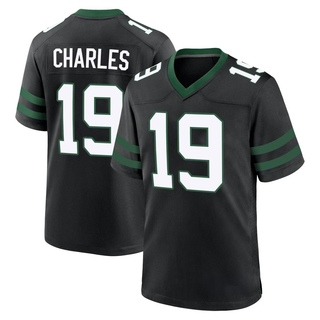 Game Irvin Charles Men's New York Jets Legacy Alternate Jersey - Black