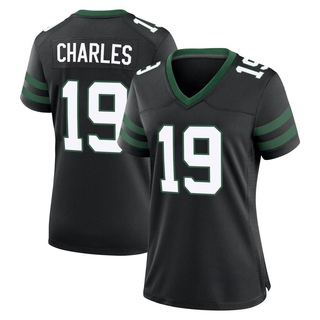 Game Irvin Charles Women's New York Jets Legacy Alternate Jersey - Black