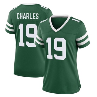 Game Irvin Charles Women's New York Jets Legacy Jersey - Green