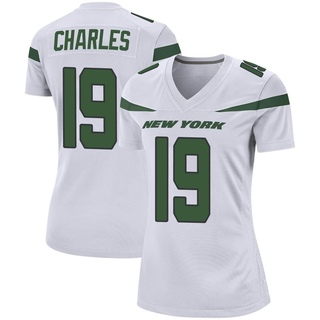 Game Irvin Charles Women's New York Jets Spotlight Jersey - White