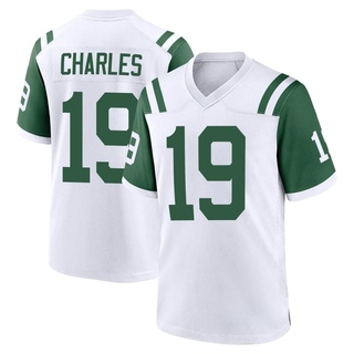 Game Irvin Charles Youth New York Jets Classic Alternate Jersey - White