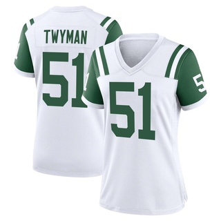 Game Jaylen Twyman Women's New York Jets Classic Alternate Jersey - White