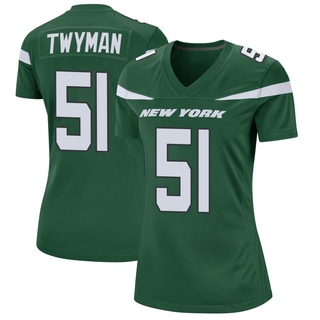 Game Jaylen Twyman Women's New York Jets Gotham Jersey - Green