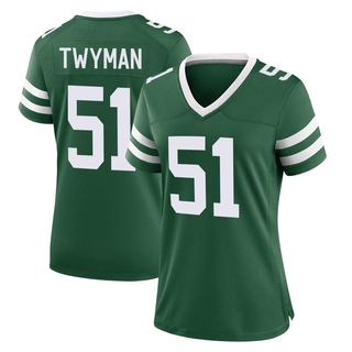 Game Jaylen Twyman Women's New York Jets Legacy Jersey - Green