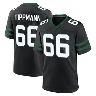 Game Joe Tippmann Men's New York Jets Legacy Alternate Jersey - Black