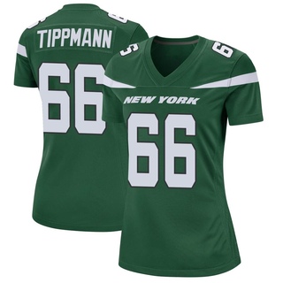 Game Joe Tippmann Women's New York Jets Gotham Jersey - Green