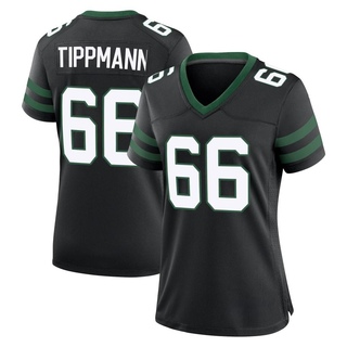 Game Joe Tippmann Women's New York Jets Legacy Alternate Jersey - Black