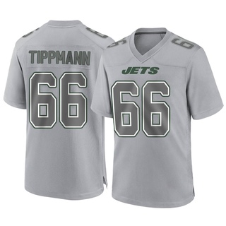 Game Joe Tippmann Youth New York Jets Atmosphere Fashion Jersey - Gray