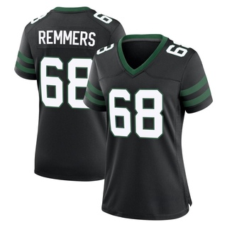 Game Mike Remmers Women's New York Jets Legacy Alternate Jersey - Black