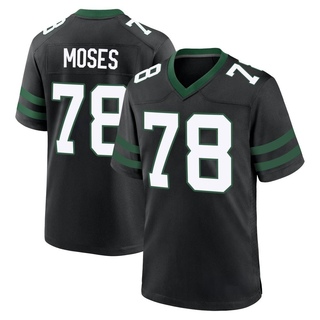 Game Morgan Moses Men's New York Jets Legacy Alternate Jersey - Black