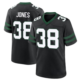 Game Myles Jones Men's New York Jets Legacy Alternate Jersey - Black