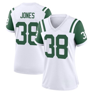 Game Myles Jones Women's New York Jets Classic Alternate Jersey - White