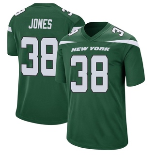 Game Myles Jones Youth New York Jets Gotham Jersey - Green