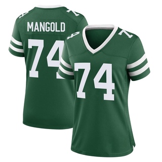 Game Nick Mangold Women's New York Jets Legacy Jersey - Green