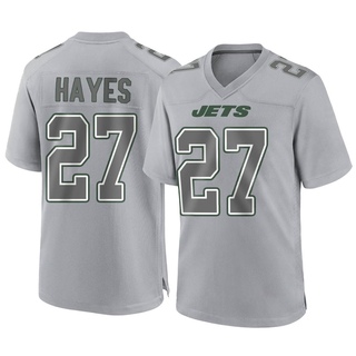 Game Tae Hayes Men's New York Jets Atmosphere Fashion Jersey - Gray