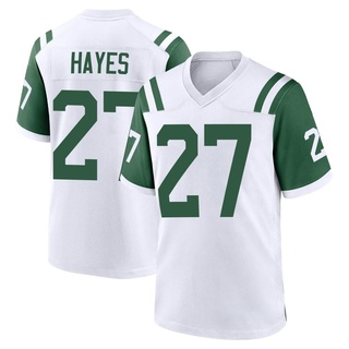 Game Tae Hayes Men's New York Jets Classic Alternate Jersey - White