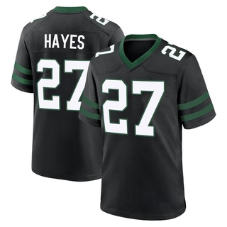 Game Tae Hayes Men's New York Jets Legacy Alternate Jersey - Black