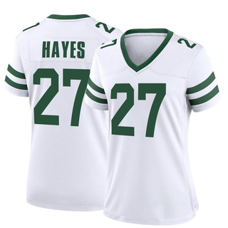 Game Tae Hayes Women's New York Jets Legacy Jersey - White