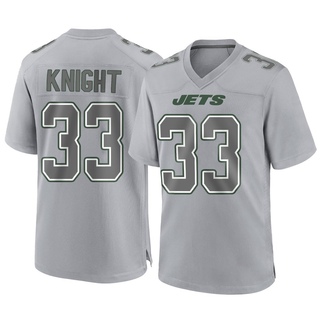 Game Zonovan Knight Men's New York Jets Atmosphere Fashion Jersey - Gray