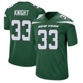 Game Zonovan Knight Men's New York Jets Gotham Jersey - Green