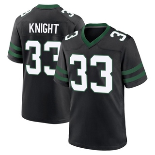 Game Zonovan Knight Men's New York Jets Legacy Alternate Jersey - Black