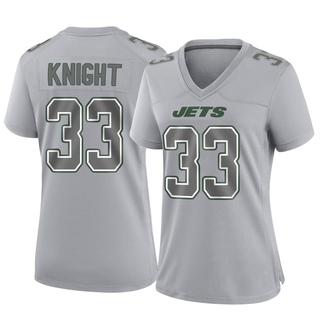 Game Zonovan Knight Women's New York Jets Atmosphere Fashion Jersey - Gray