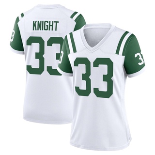 Game Zonovan Knight Women's New York Jets Classic Alternate Jersey - White