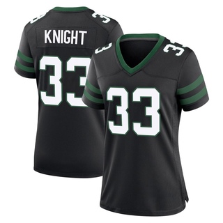 Game Zonovan Knight Women's New York Jets Legacy Alternate Jersey - Black