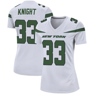 Game Zonovan Knight Women's New York Jets Spotlight Jersey - White