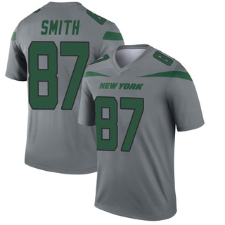 Legend Brandon Smith Men's New York Jets Inverted Jersey - Gray