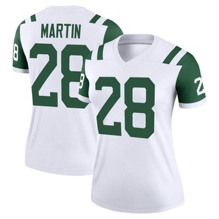 Legend Curtis Martin Women's New York Jets Classic Alternate Jersey - White