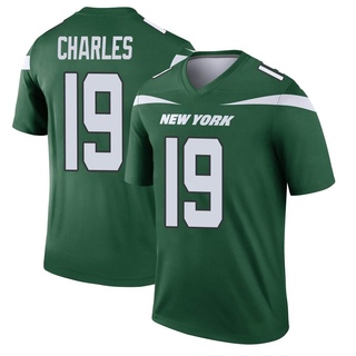 Legend Irvin Charles Men's New York Jets Gotham Player Jersey - Green