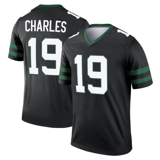 Legend Irvin Charles Men's New York Jets Legacy Jersey - Black