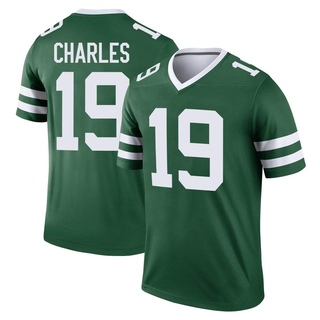 Legend Irvin Charles Men's New York Jets Legacy Jersey - Green