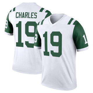 Legend Irvin Charles Youth New York Jets Classic Alternate Jersey - White