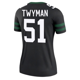 Legend Jaylen Twyman Women's New York Jets Legacy Jersey - Black