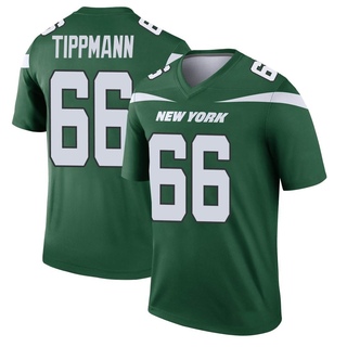 Legend Joe Tippmann Youth New York Jets Gotham Player Jersey - Green