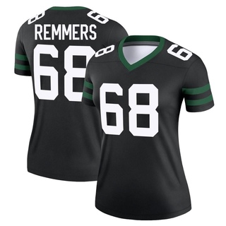 Legend Mike Remmers Women's New York Jets Legacy Jersey - Black