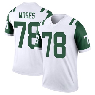 Legend Morgan Moses Men's New York Jets Classic Alternate Jersey - White