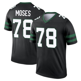 Legend Morgan Moses Men's New York Jets Legacy Jersey - Black