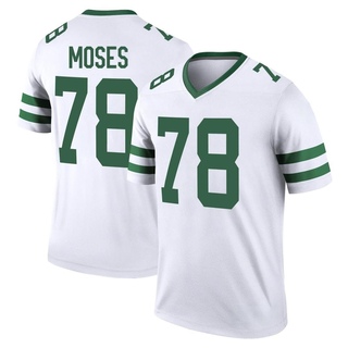 Legend Morgan Moses Men's New York Jets Legacy Jersey - White